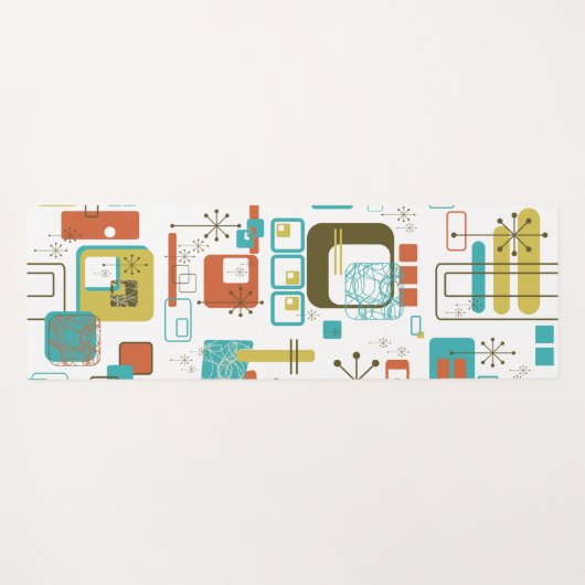 Klassieke retro yogamat (Achterkant (horizontaal))