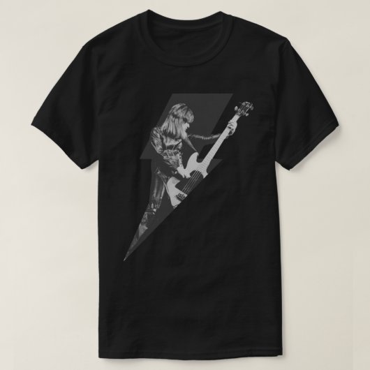 Klassieke retrorsuzi-Quatro Onderdrukte Essentiële T-shirt (Design voorkant)