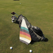 Klassieke Retrostripes Golfhanddoek