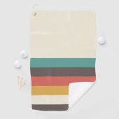 Klassieke Retrostripes Golfhanddoek (Insitu)