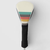 Klassieke Retrostripes Golfheadcover (Voorkant)