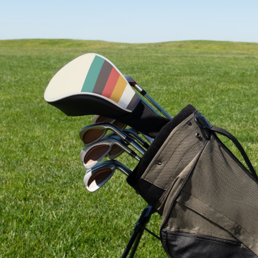Klassieke Retrostripes Golfheadcover (Insitu)