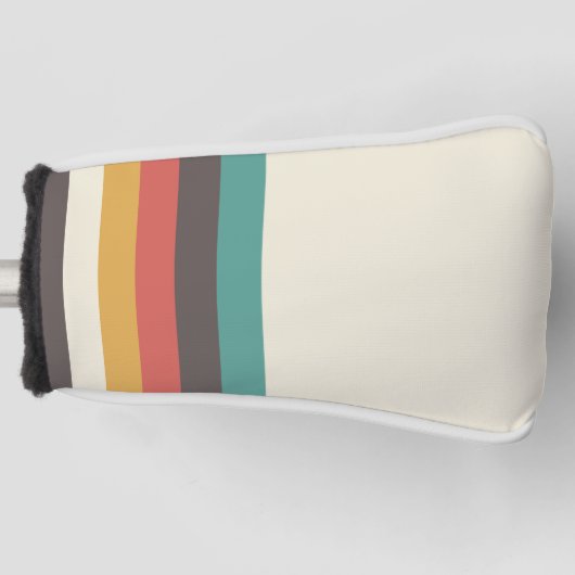 Klassieke Retrostripes Golfheadcover (Voorkant)