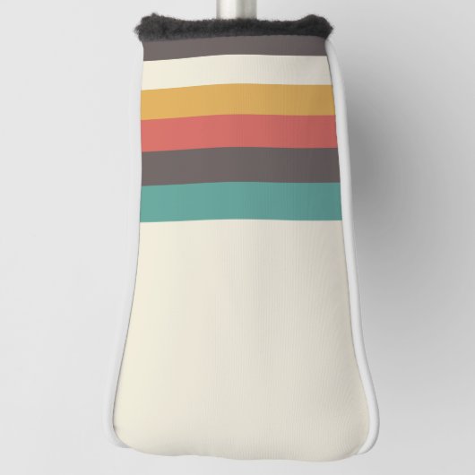 Klassieke Retrostripes Golfheadcover (Draai 90)