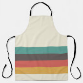 Klassieke Retrostripes Schort (Voorkant)