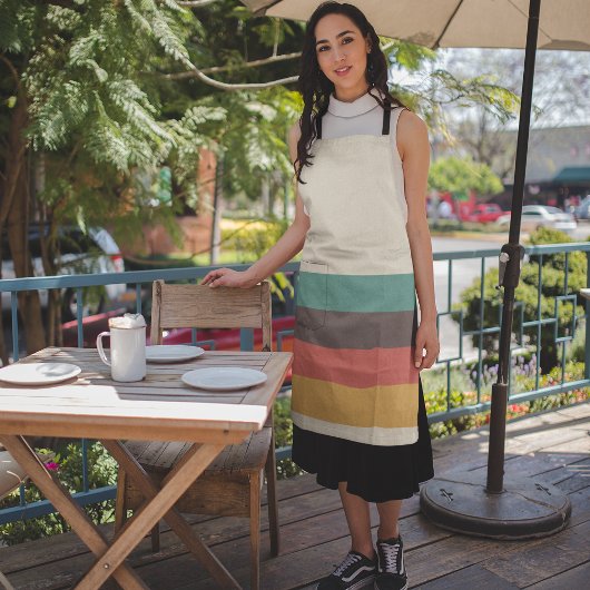 Klassieke Retrostripes Schort