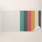 Klassieke Retrostripes Strandlaken (Voorkant)