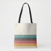 Klassieke Retrostripes Tote Bag (Voorkant)