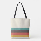 Klassieke Retrostripes Tote Bag (Achterkant)