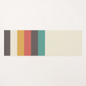 Klassieke Retrostripes Yogamat (Voorkant (horizontaal))