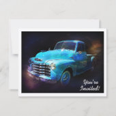 Klassieke retruck voor mousserend kaart (Voorkant)