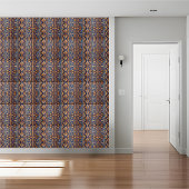 Klassieke Rich Blue en Gold Greek Key Pattern Tege Tegeltje