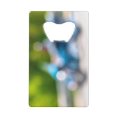 klassieke rider creditkaart flessenopener (Achterkant)