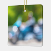 klassieke rider keramisch ornament (Links)