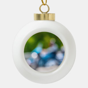 klassieke rijder keramische bal ornament