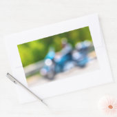klassieke rijder rechthoekige sticker (Envelop)