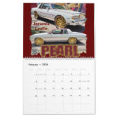 Klassieke rijst & Impala Box Bubel & Donk Car Cal Kalender (Feb 2026)