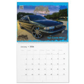 Klassieke rijst & Impala Box Bubel & Donk Car Cal Kalender (Jan 2026)