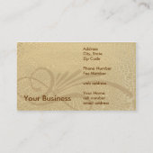 Klassieke roadster visitekaartje (Achterkant)