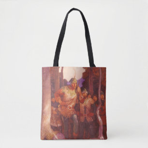 Klassieke Robin Hood en zijn vrolijke vrienden doo Tote Bag