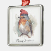Klassieke Robin Kerstboom Erfstuk Metalen Ornament (Links)