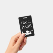 Klassieke Rock Aangepaste Hall Pass Badge (Handheld)