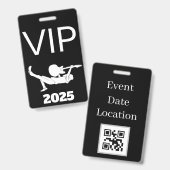 Klassieke Rock Custom Concert Badge (Voor- en achterkant)