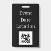 Klassieke Rock Custom Concert Badge (Achterkant)
