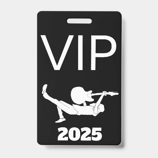 Klassieke Rock Custom Concert Badge (Voorzijde)
