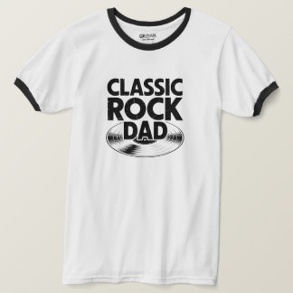 Klassieke Rock Dad Ringer T-shirt - Heren T-shirt