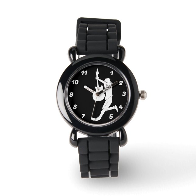 Klassieke Rock Midnight Guitar Horloge (Voorkant)