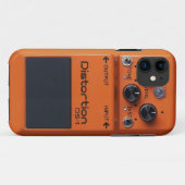 Klassieke Rock Oranje Distorsiepedal Case-Mate iPhone Case (Achterkant (horizontaal))