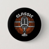 klassieke rock ronde button 5,7 cm (Voorkant)