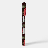 Klassieke rode anjeraccent retro trouw case-mat Case-Mate iPhone case (Achterkant / Rechts)
