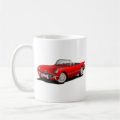 Klassieke rode auto koffiemok (Links)