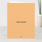 KLASSIEKE RODE AUTO VERJAARDAG WENSKAART KAART (Achterkant)