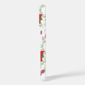 Klassieke rode bloem- en paisleypatroon iPhone-hoe Case-Mate iPhone Case (Achterkant / Links)