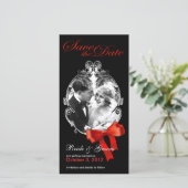 Klassieke Rode Boog Sla de Dag Foto Kaart (Staand voorkant)