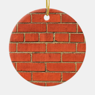 Klassieke Rode Brick-muur Keramisch Ornament