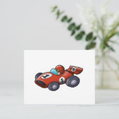 Klassieke rode cartoon voor kinderen briefkaart (Staand voorkant)