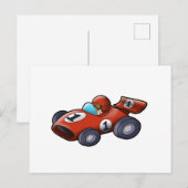 Klassieke rode cartoon voor kinderen briefkaart (Voorkant / Achterkant)