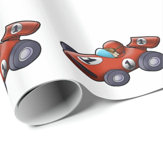 Klassieke rode cartoon voor kinderen cadeaupapier (Rol Hoek)