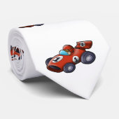 Klassieke rode cartoon voor kinderen stropdas (Opgerold)