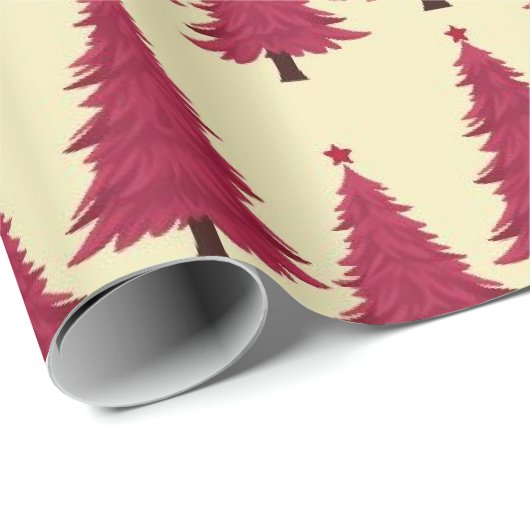 Klassieke rode elegantie kerst cadeaupapier (Rol Hoek)