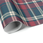 Klassieke rode en groene Plaid Tartan Kerstmis Cadeaupapier (Rol Hoek)