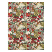 Klassieke rode en groene Victoriaans kerst Tafelkleed (Voorkant)