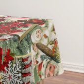 Klassieke rode en groene Victoriaans kerst Tafelkleed (Voorbeeld)