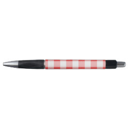 Klassieke rode en witte checker pen