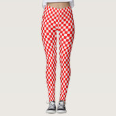 Klassieke rode en witte kast door STaylor Leggings (Voorkant)