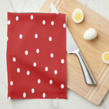 Klassieke rode en witte pooldots